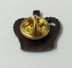 Bronze Crown 5/8" Subdued Officers Rank Crown Snap Pin X1