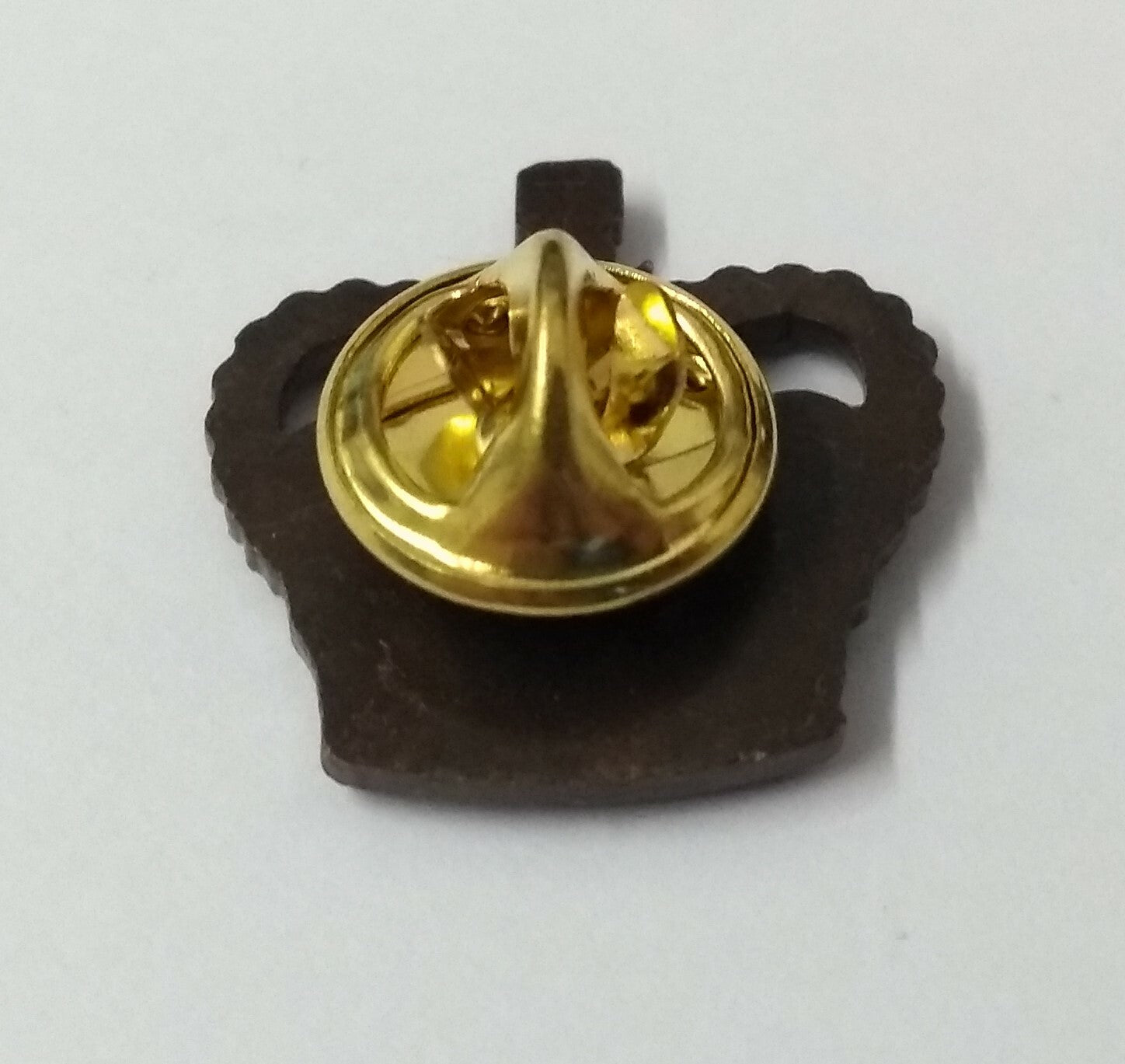Bronze Crown 5/8" Subdued Officers Rank Crown Snap Pin X1