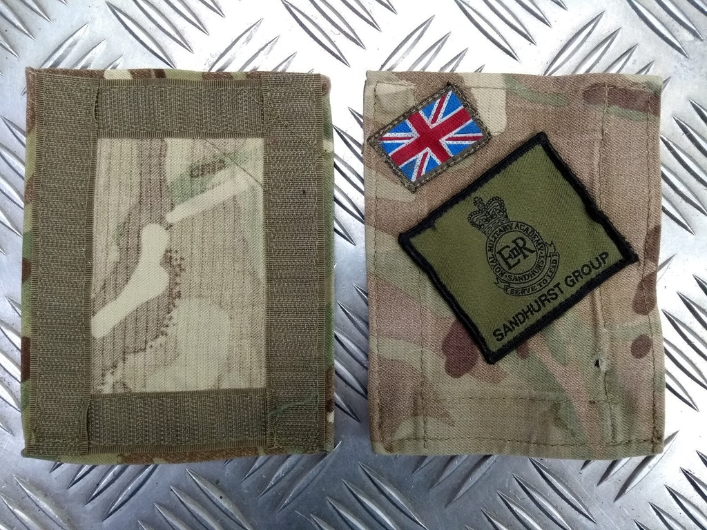 MTP Blanking Patches with Genuine Sandhurst Group TRF Patch Genuine British Army
