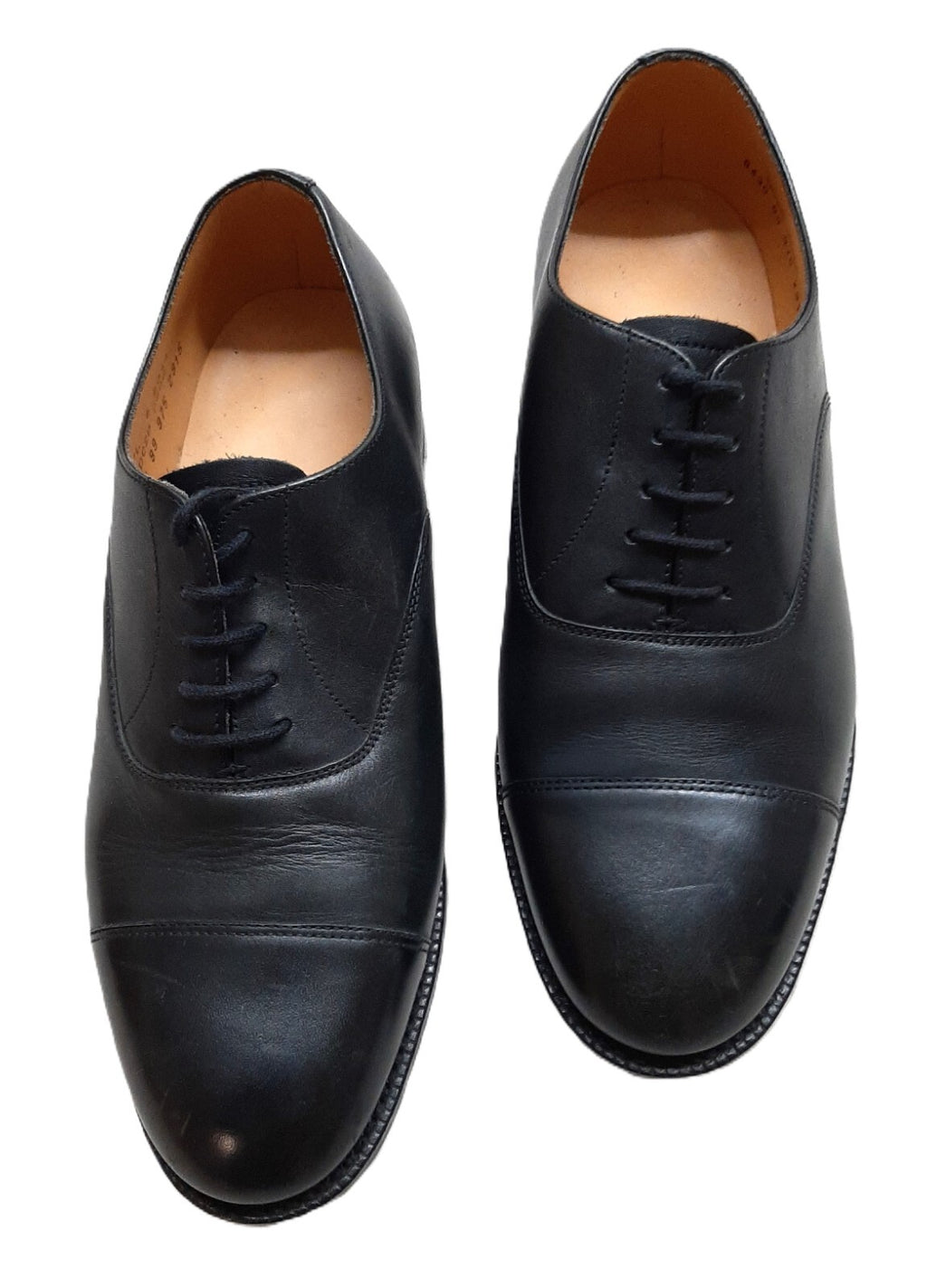 Naval Dress Shoes British Service Pattern Leather & Rubber Sections 7L