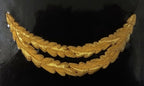 Genuine British Made 2 Row Officers "Scrambled Egg" Oak Leaf Decoration