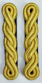 Genuine British Army Officers Double Twist Gold Wire Cords Shoulder No Rank NEW