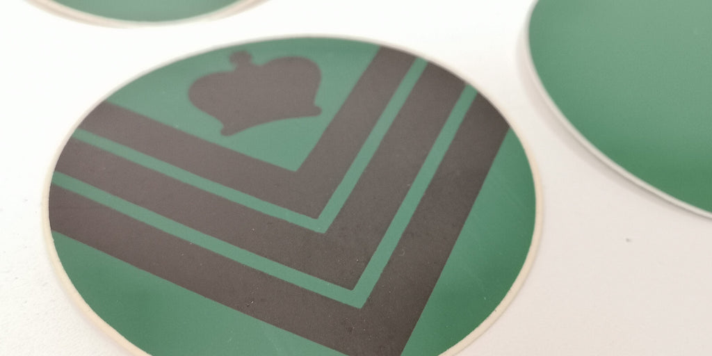 Rank Stickers for NBC CBRN Suit Various Ranks Black On Green - NEW
