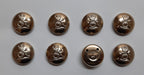 RA Dress Buttons 30L British Army Royal Artillery Cannon Insignia UBIQUE No1/2
