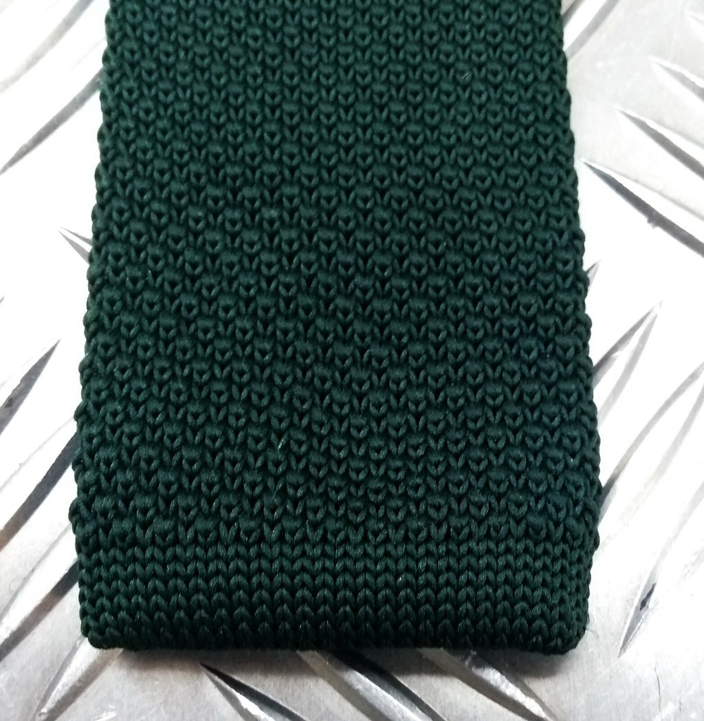 Knitted Neck Tie Various Colours British Made