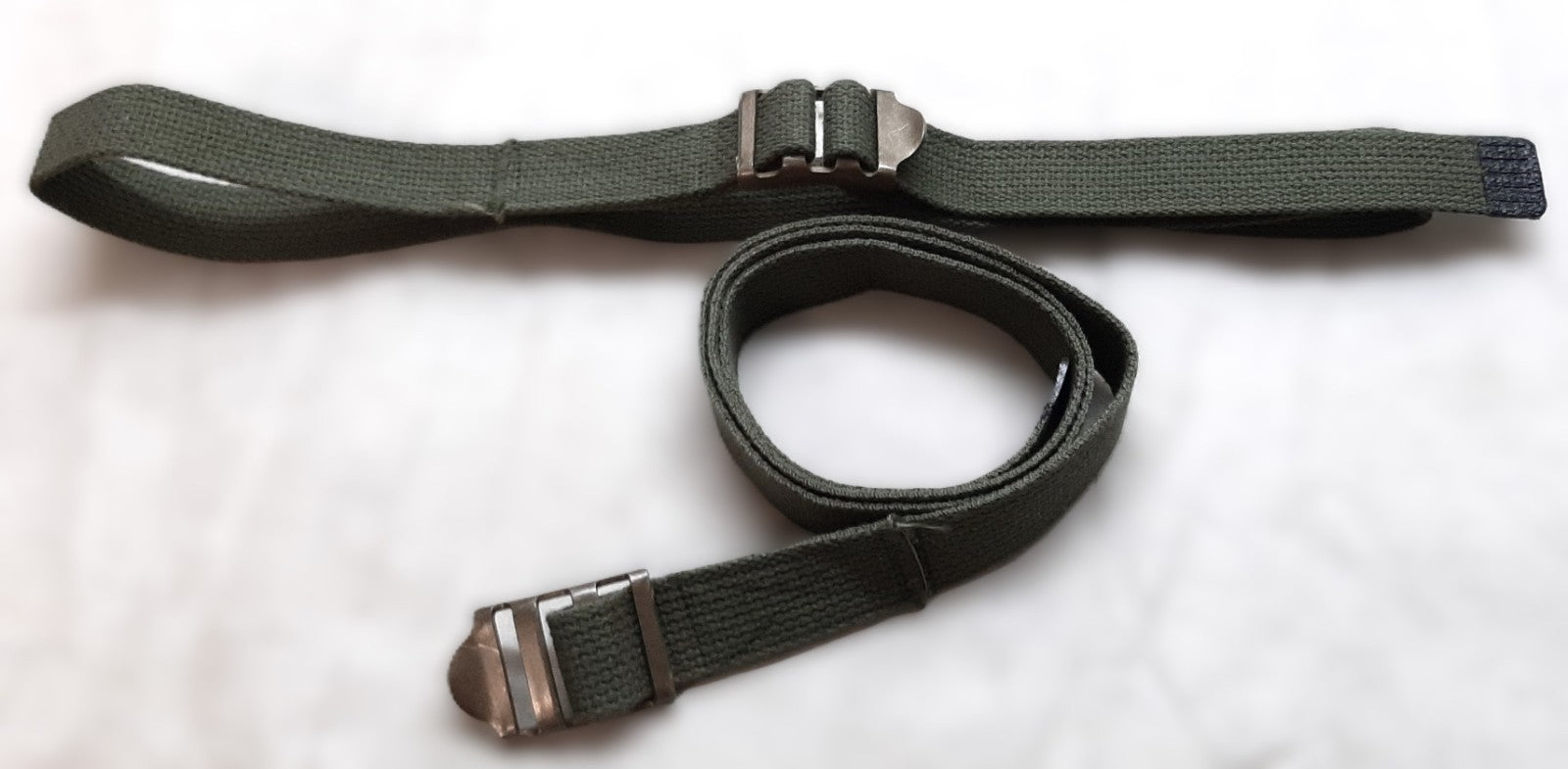 Army Canvas Straps Vintage Green Canvas Utility Straps Flip Release Buckles