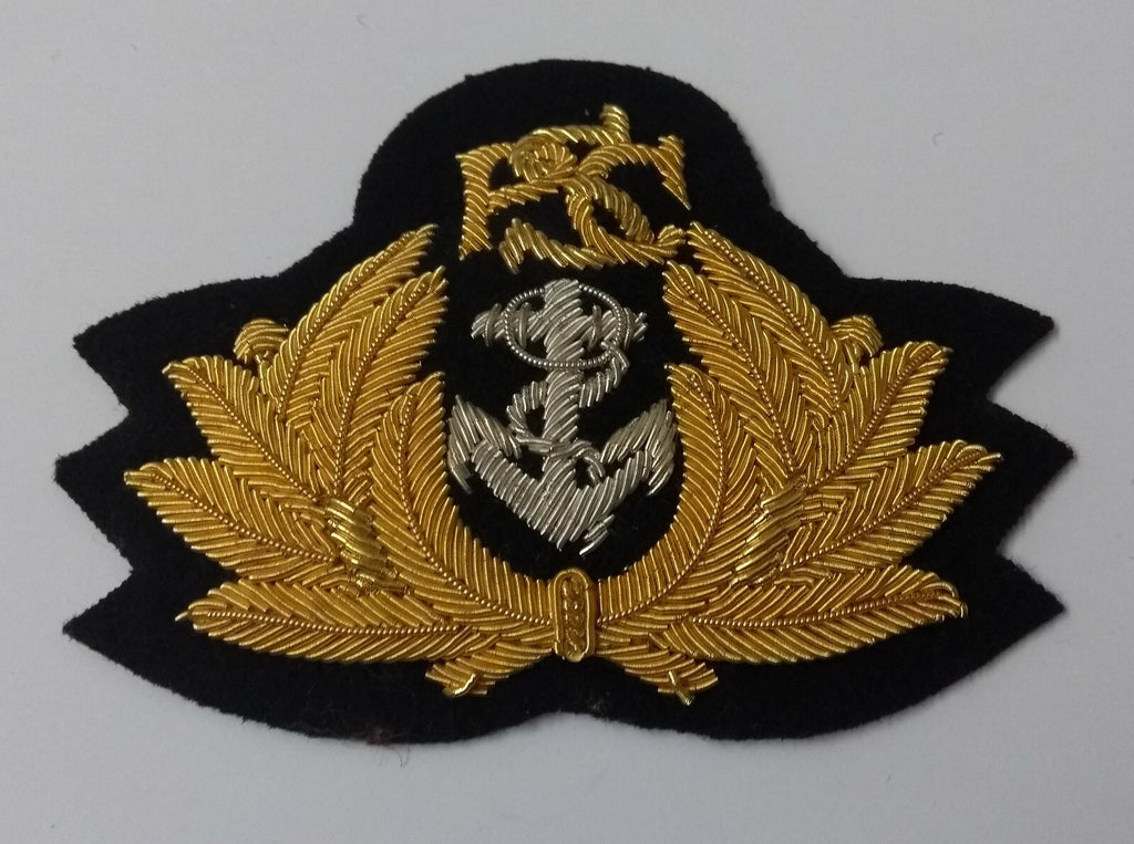 Braided Officers Naval Style Wire Hat Badge - NEW