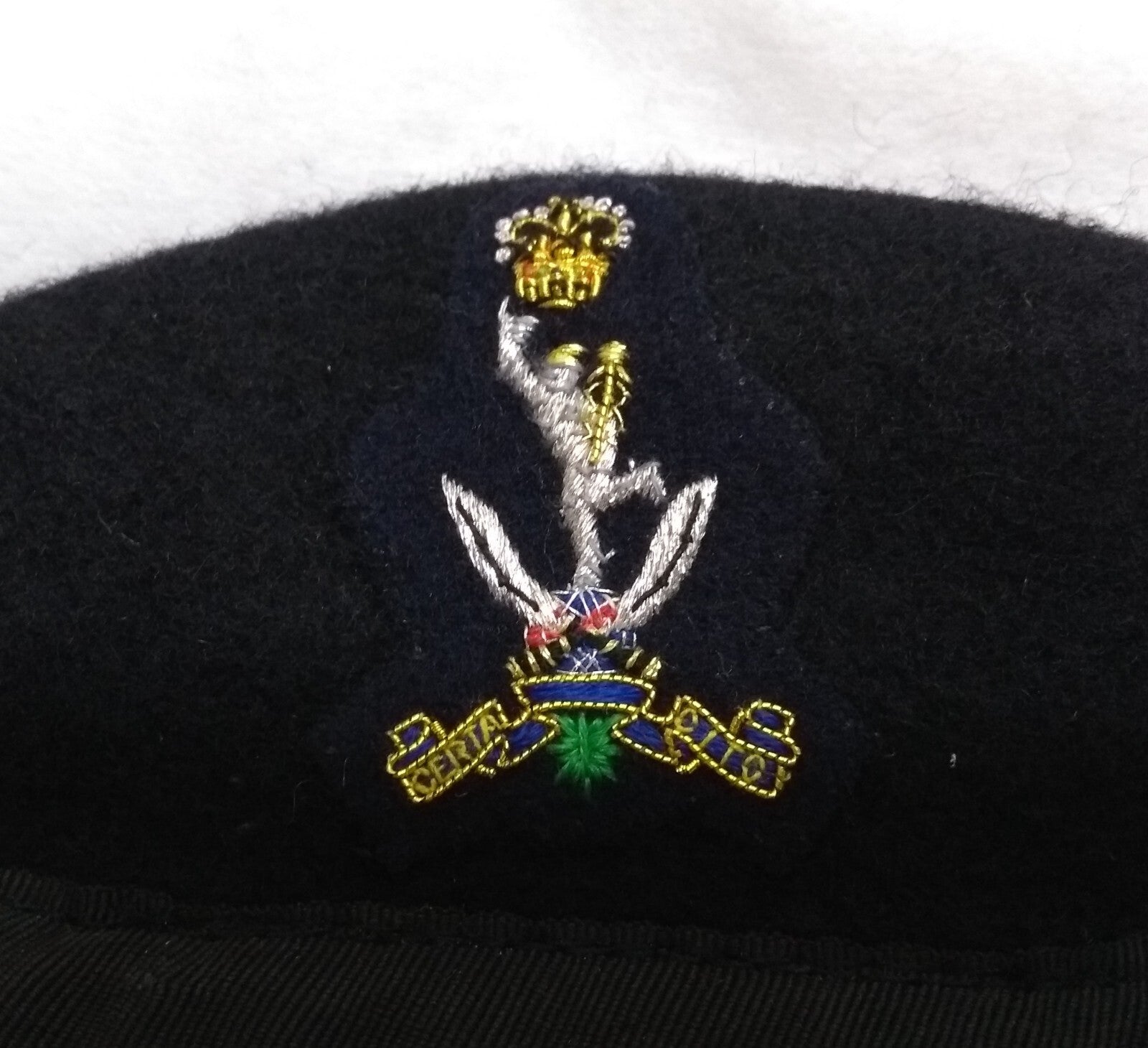 QGS Beret Blue British Army Queen's Gurkha Signals Officers Pattern By Goldings