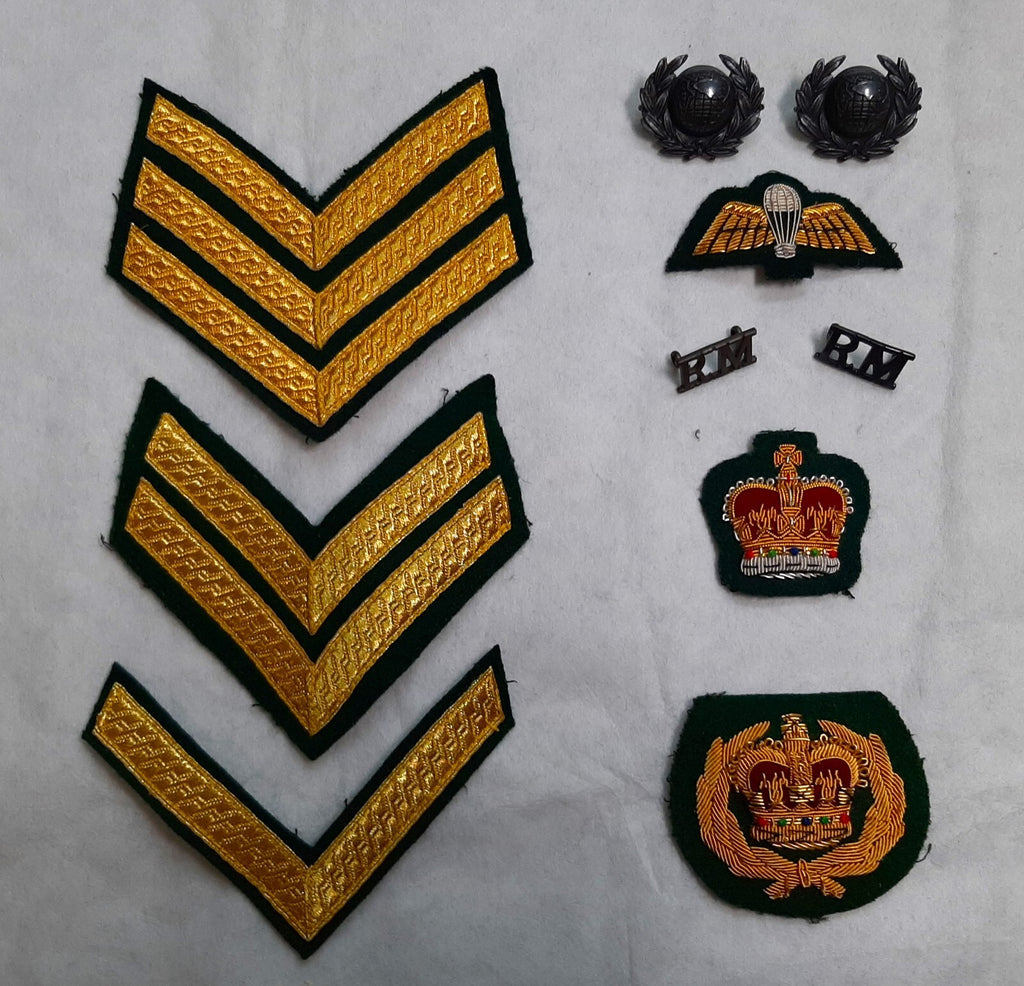 British RM Royal Marines Lovat No5 Assorted Badges Patches