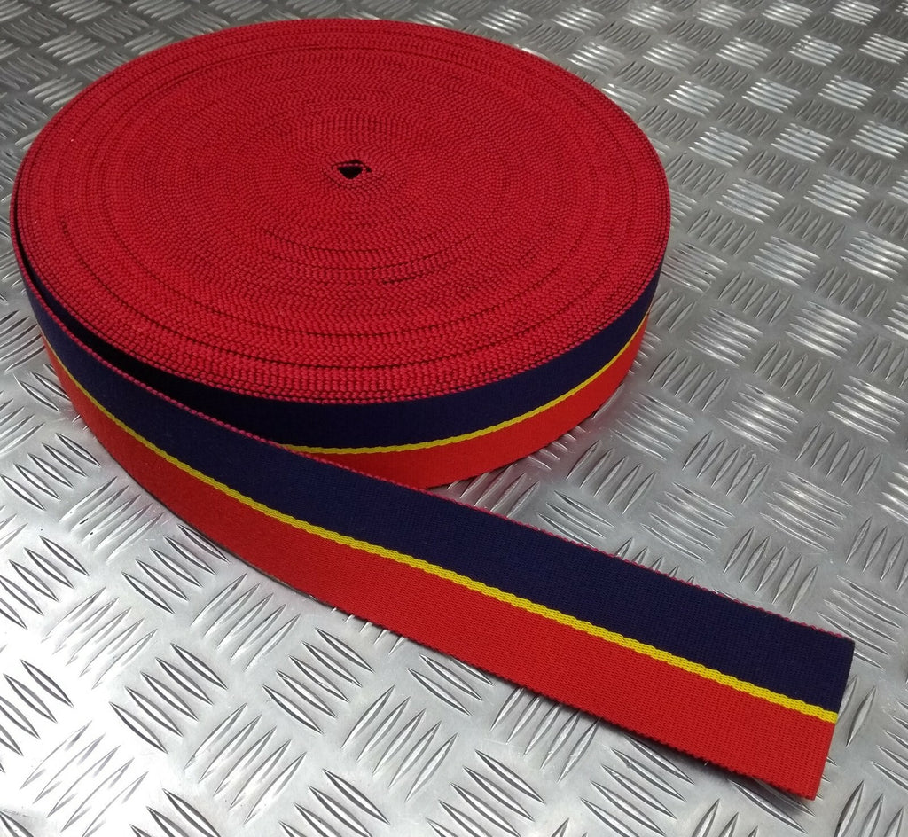 British Army Cadet Force Issue ACF Stable Belt Material 3 Colour 64mm