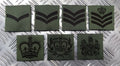 Genuine British Issue MTP Green Rank Slide Slider Assorted Ranks- NEW