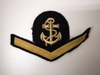Royal Navy Leading Rate Seaman Patch with Good Conduct Chevrons / Stripes