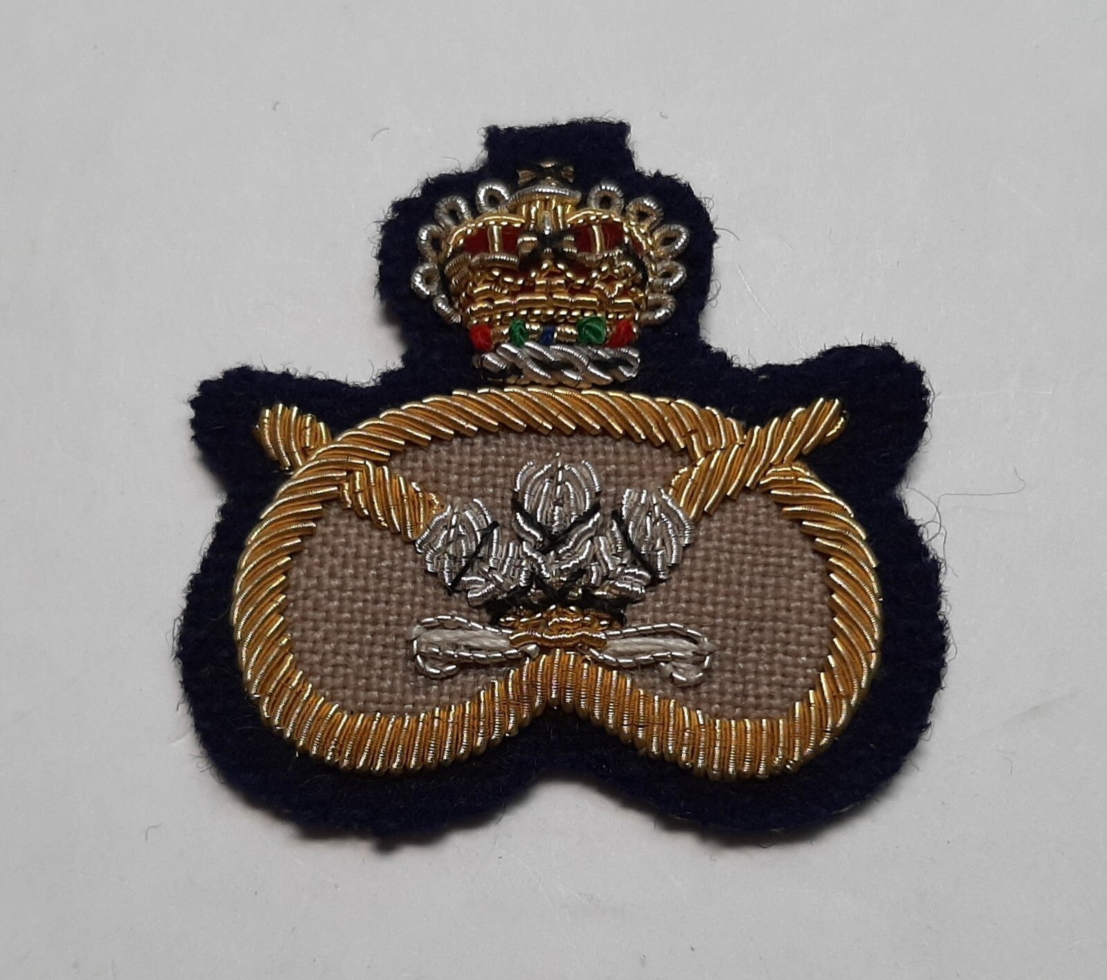 The Staffordshire Regiment British Army Hand Embroidered Insignia Officer' Patch