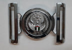 Abu Dhabi Buckle UAE Chrome Insignia Belt Locket Clasp Made in England 52mm