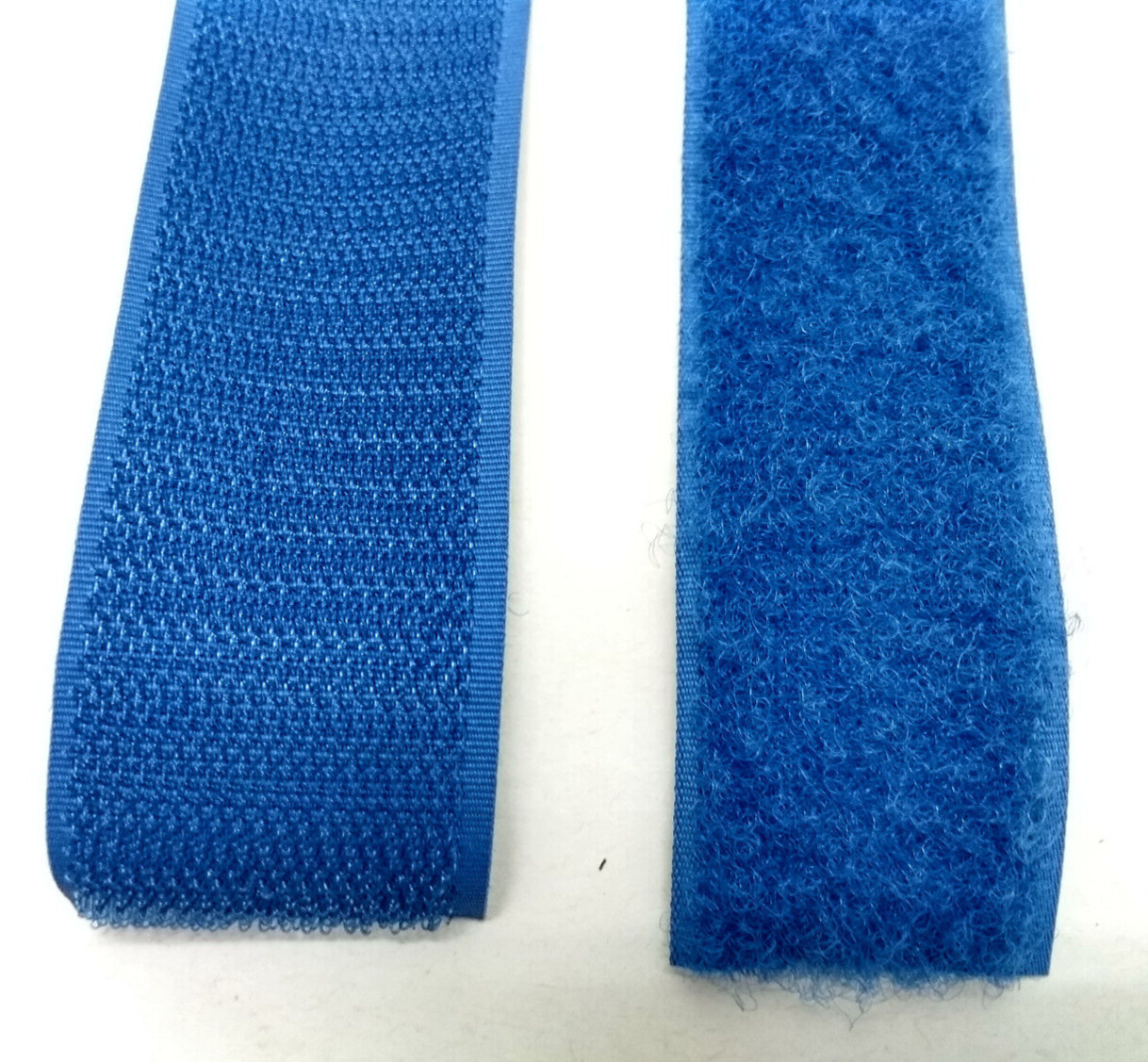 Light Blue 1" wide Rip & Grip / Hook & Loop 25" length Sew on type - NEW