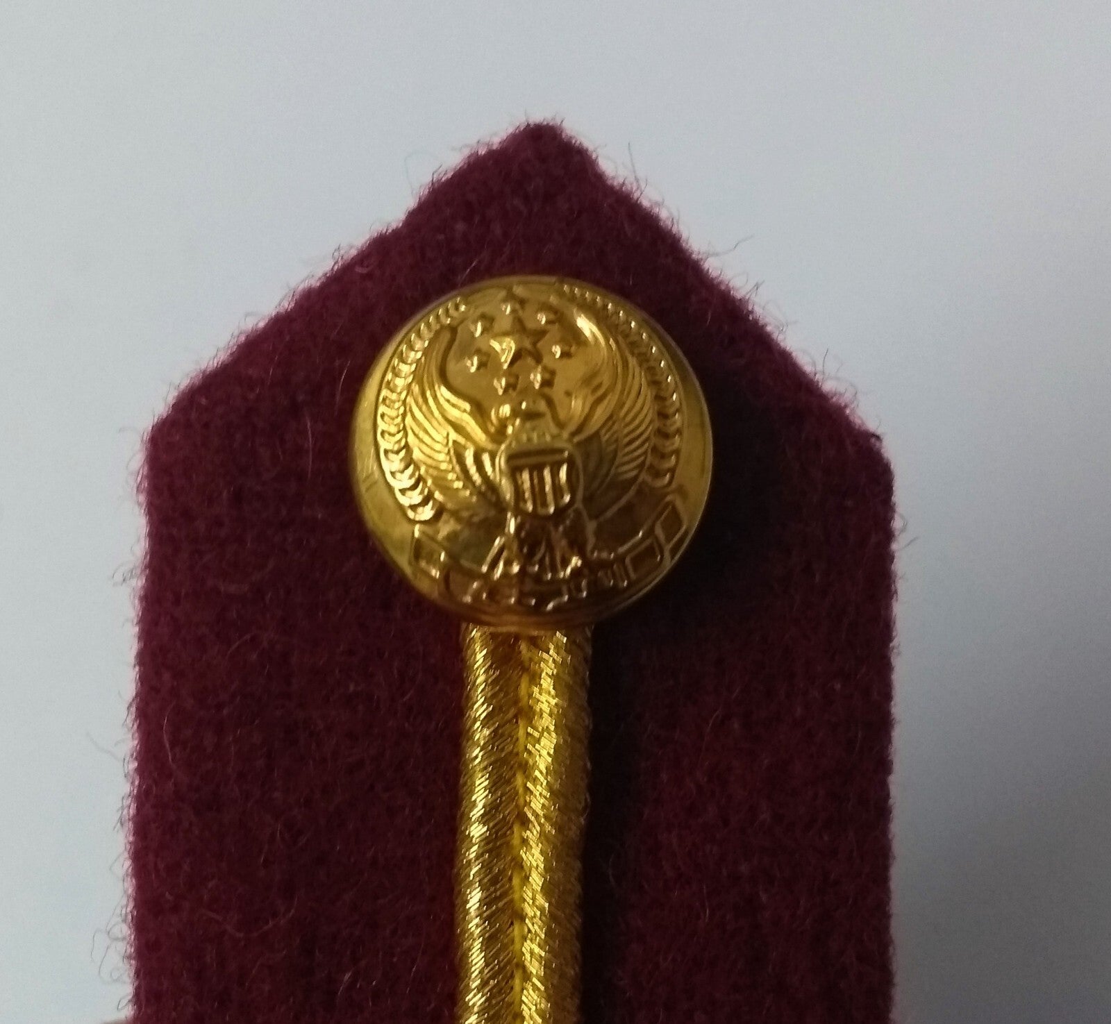 Arab Emirates Gorgets Collar Tabs Gold Braid Detail Senior Officers UAE Buttons