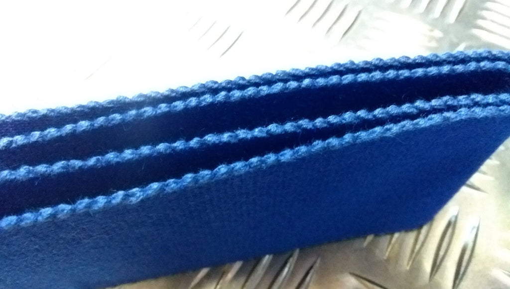 The Queen's Dragoon Guards Blue 75mm Stable Belt Material 38" Genuine British