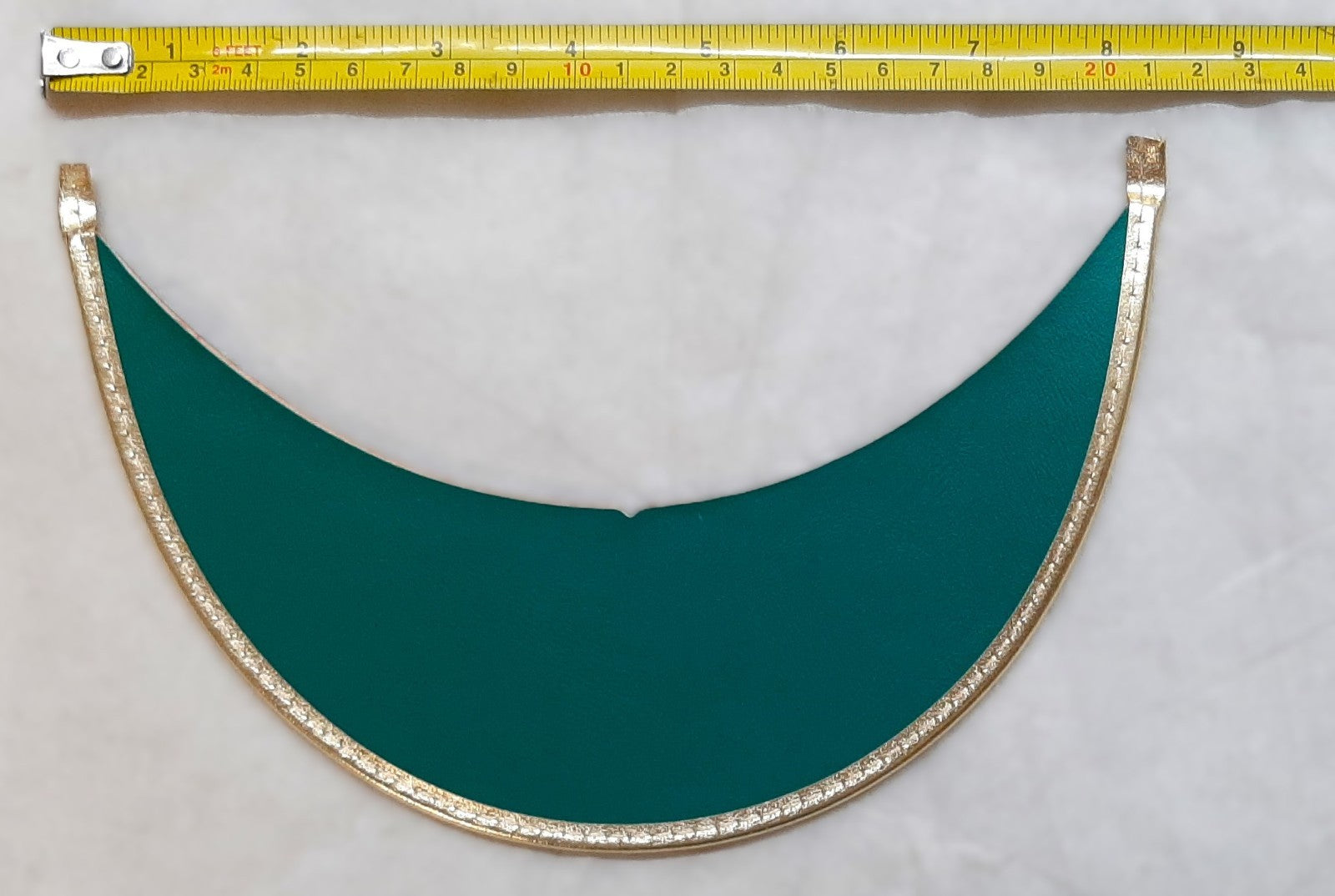 Peak British Made Gold Bound Visor for Dress Hats / Caps