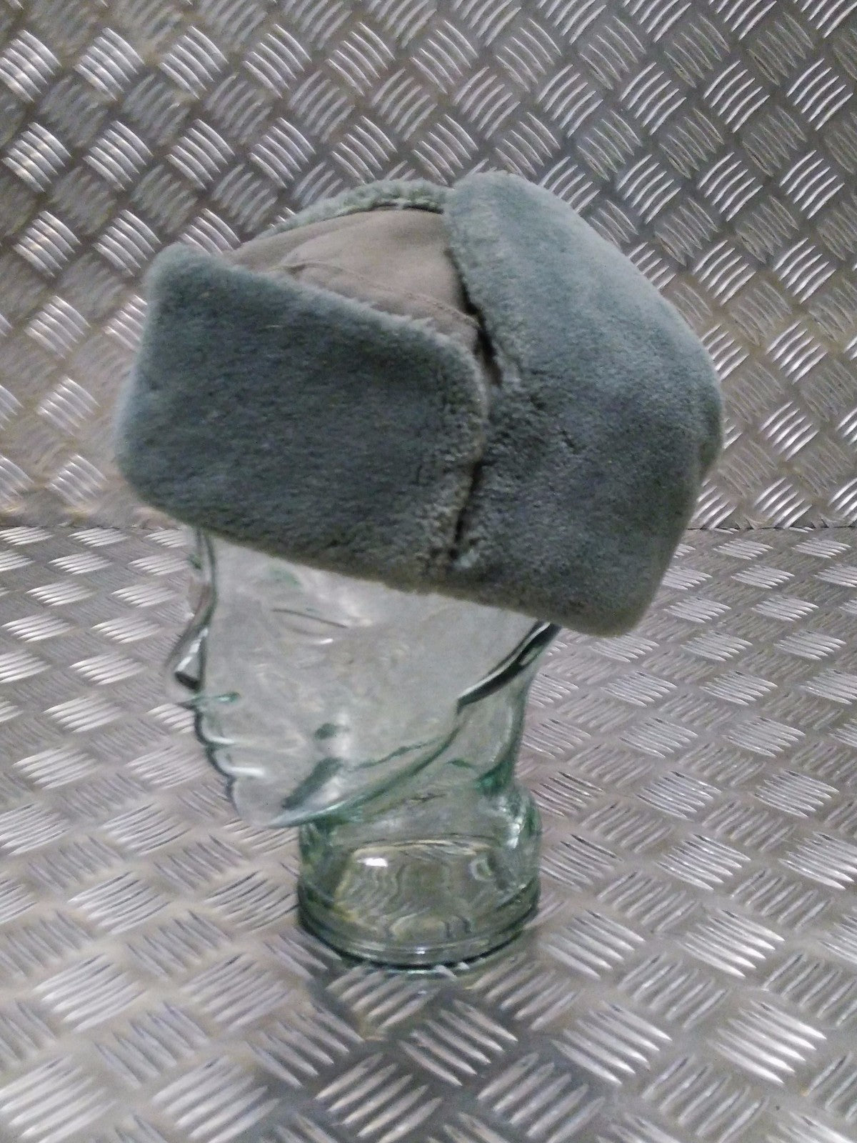 German Army NVA Grey Cossack / Ushanka Trapper Hat - All Sizes - NEW