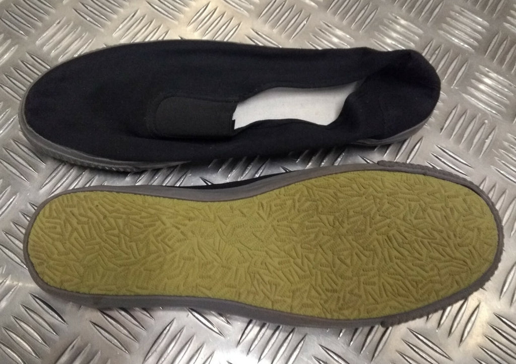 Genuine British Issue PT PE BLACK Retro Plimsolls Dabs- All sizes