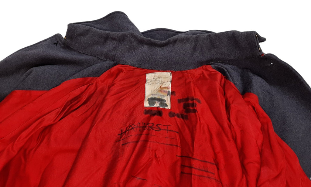 Vintage Officers Cape Red Lined British Army 1973 Pattern Foot Guards No Buttons