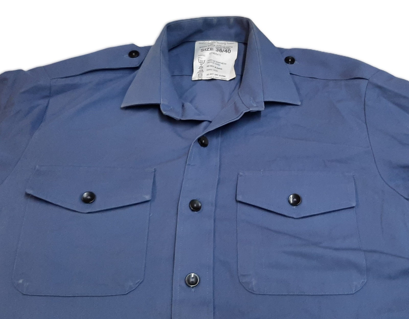 RAF Royal Air Force Shirt Working Long Sleeve Army / Air Force Blue Grey Colour