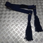 Navy Waist Sash With Tassels For Ceremonies Parade Dress