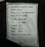 No1 Dress Trousers Heavy Cavalry & Camrai Band Pattern Trousers