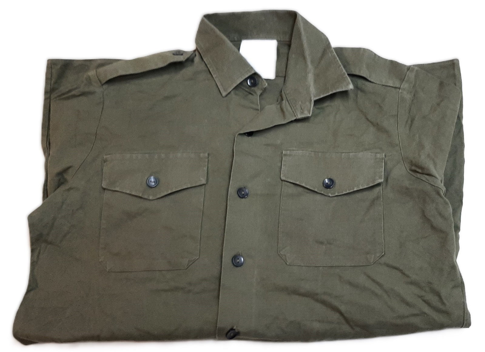 Combat Shirt British Army O.D Green General Service Long Sleeves Collar 38/40cm