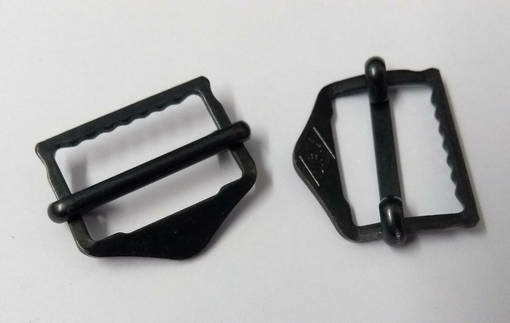 Genuine Vintage British Army Issue Black Side Adjuster Buckles 1 Pair STD222