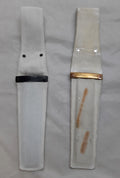 Ceremonial Frogs British Buff Leather & Courlene Parade Sheaths