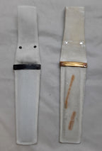 Ceremonial Frogs British Buff Leather & Courlene Parade Sheaths