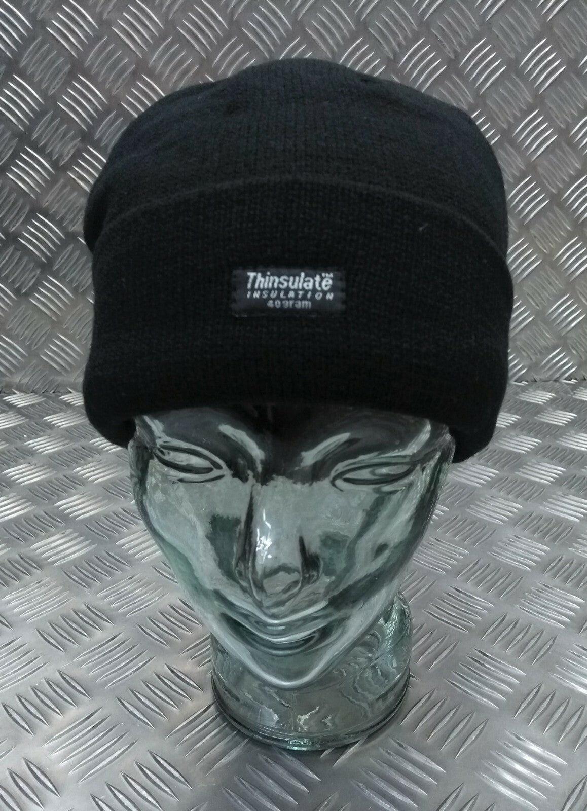 Black Thinsulate Beanie Hat - Very Warm - One Size - Brand New