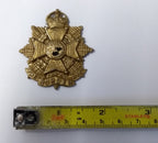Vintage Kings Crown The Border Regiment Insignia Metal Badge British Army Issue