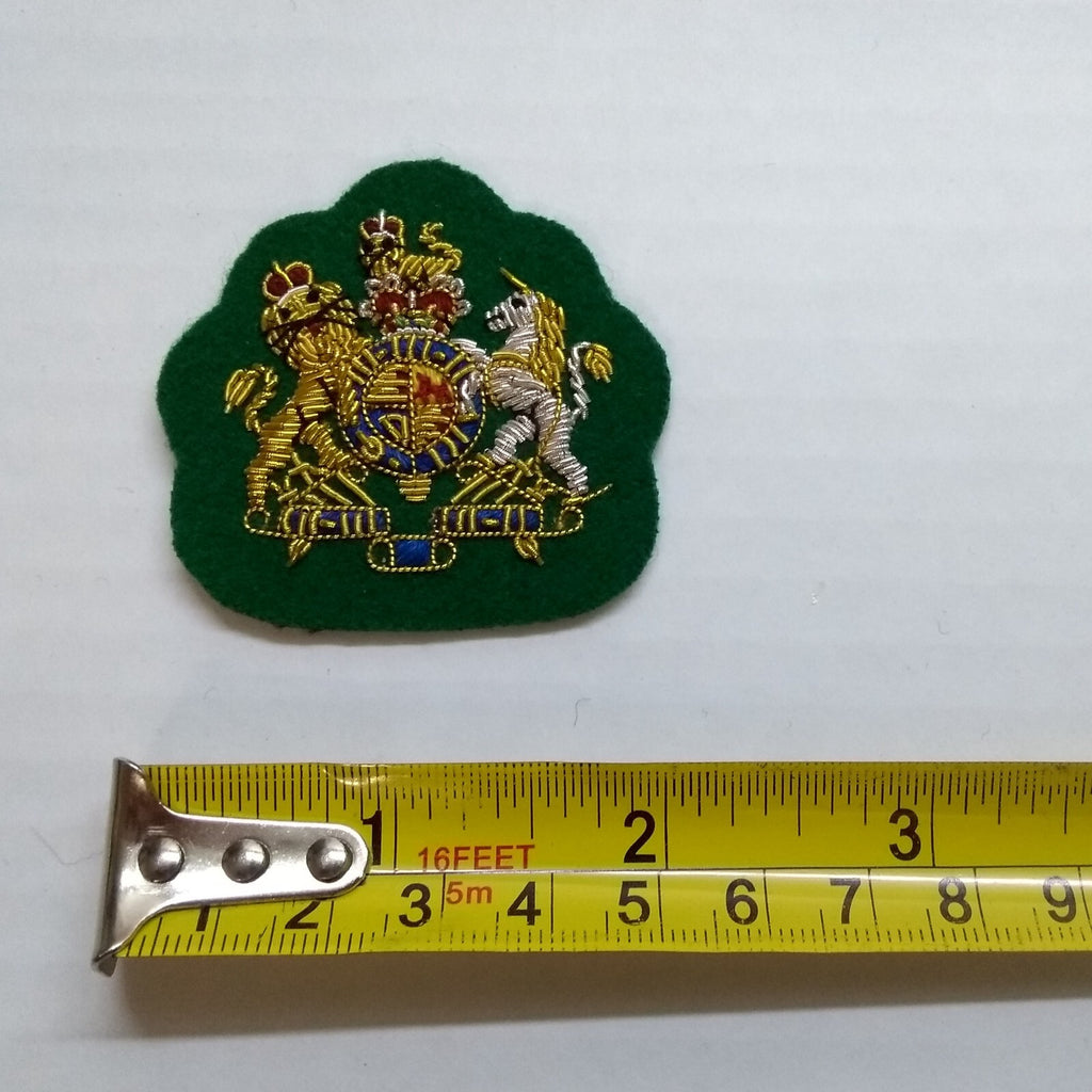 Mess Kit Badge WO1 Green British Hand Embroidered Insignia Arm Patch
