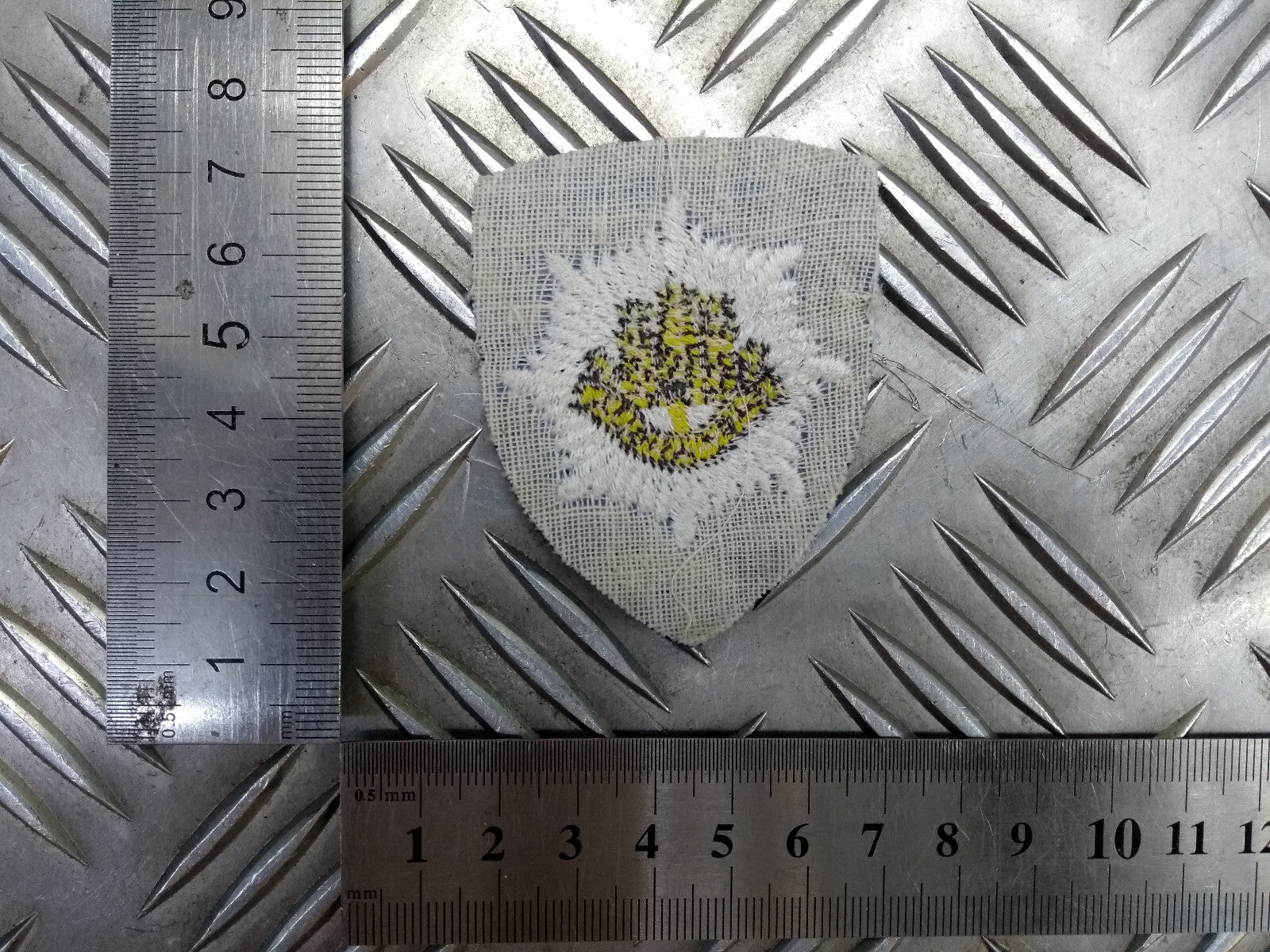 East Anglian Brigade Territorial Army Unit Braided Patch Genuine British
