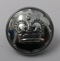 Queens Crown Ringed Back Uniform Dress Buttons Made in England ASBT21 X6