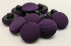 Purple Fabric Covered Buttons Line Pattern 22L x12