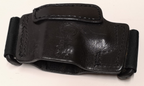 PWL 315 Black Leather Ambidextrous Covert / Hip Holster Sleeve for G17