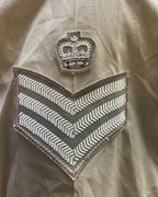 Staff Sergeants Chevrons & Crown Sand Fawn Shirt & British Army RAF Royal Air Force No4 No6 Safari Jackets NEW
