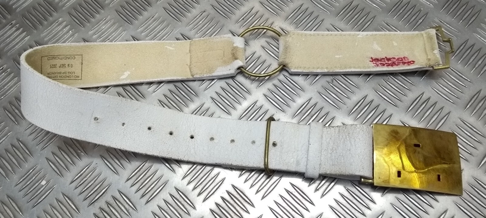 No11 HCav Belt Buff Leather With Brass Buckle No British Issue