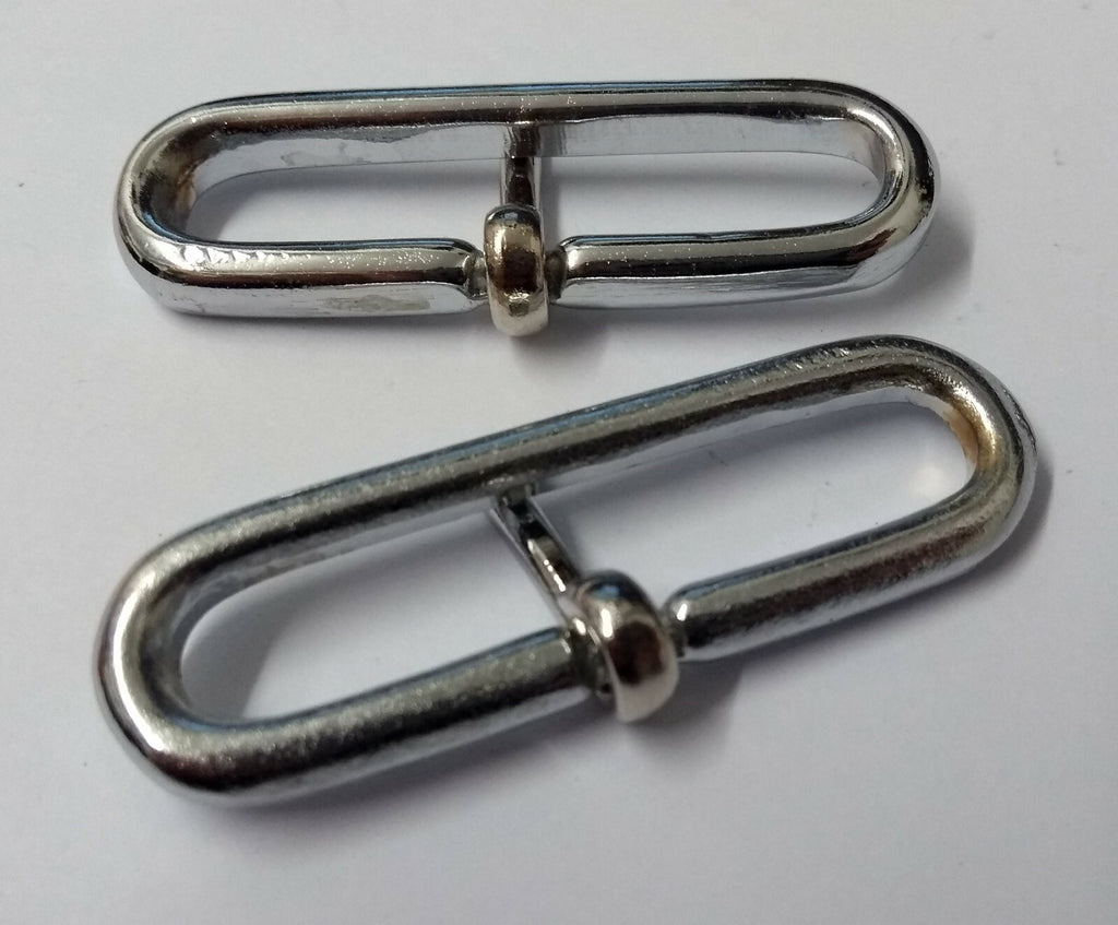 Genuine British Issue 2" Chrome Parade Belt Sliders Adjusters X4 STD121