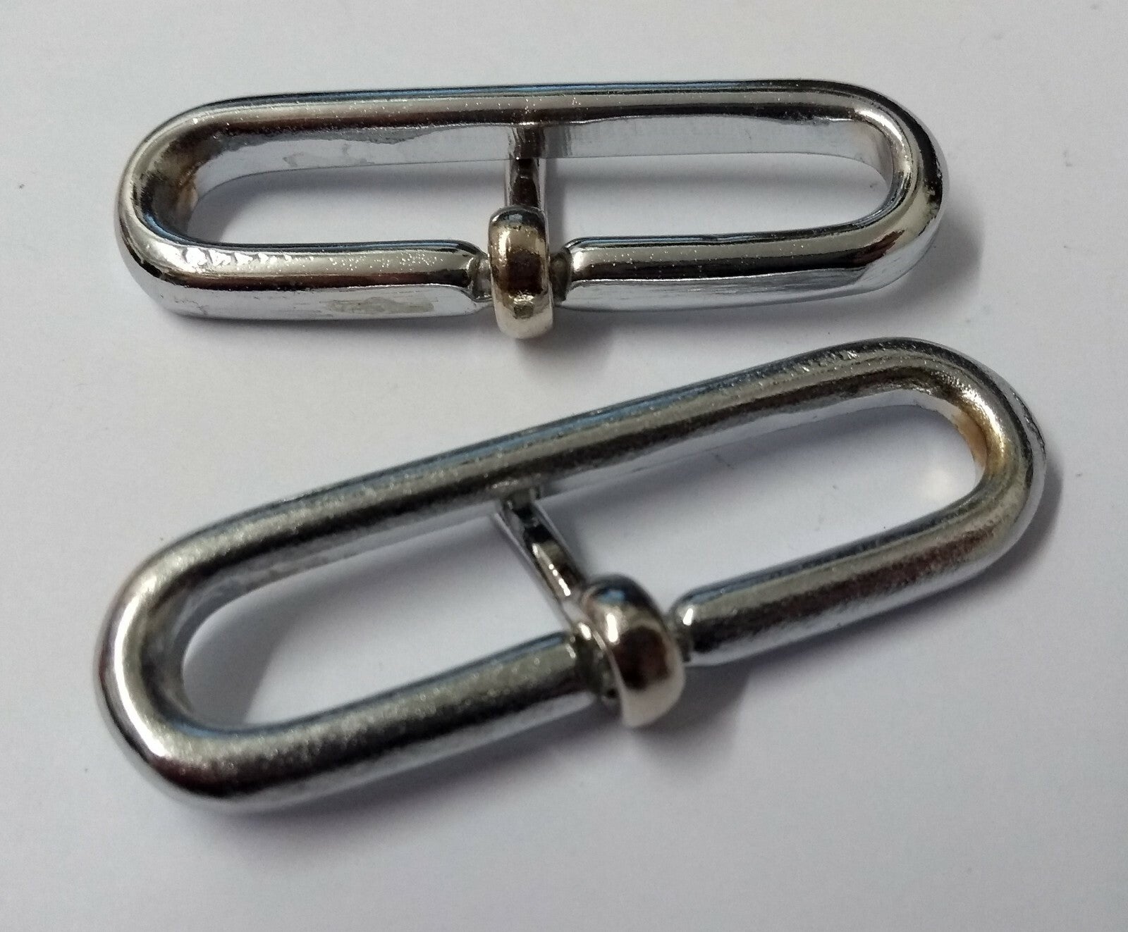 Genuine British Issue 2" Chrome Parade Belt Sliders Adjusters X4 STD121