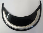 Genuine British Made Senior Officer Silver Mylar Braided Dress Cap Peak