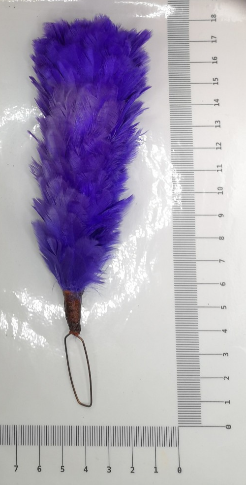 Purple Feather Hackle Plume