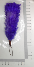 Purple Feather Hackle Plume