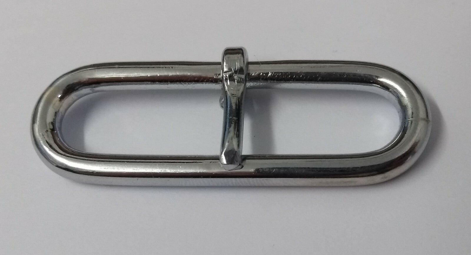 British Made Issue 1 3/4" Parade Chrome Belt Prong Slider x 2 NEW