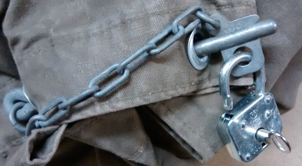 Genuine Vintage Swedish Kit Bag / Kitbag / Duffle Bag/Sandbag Lock Handle
