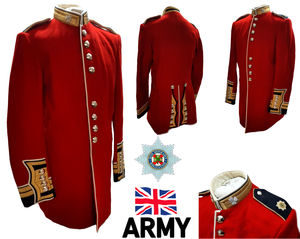 Irish Tunic British Royal WO CI & CII FG Red Jacket Fancy Dress Costume