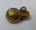 Vintage Crown Buttons Brass Ringed Back Raised Insignia 16.3mm UK Made  X2